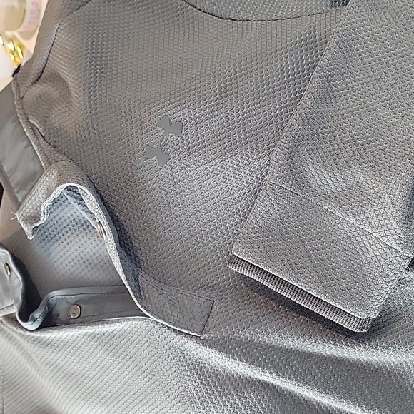 Under Armour Golf Storm Snap neck gray pullover - Picture 6 of 8